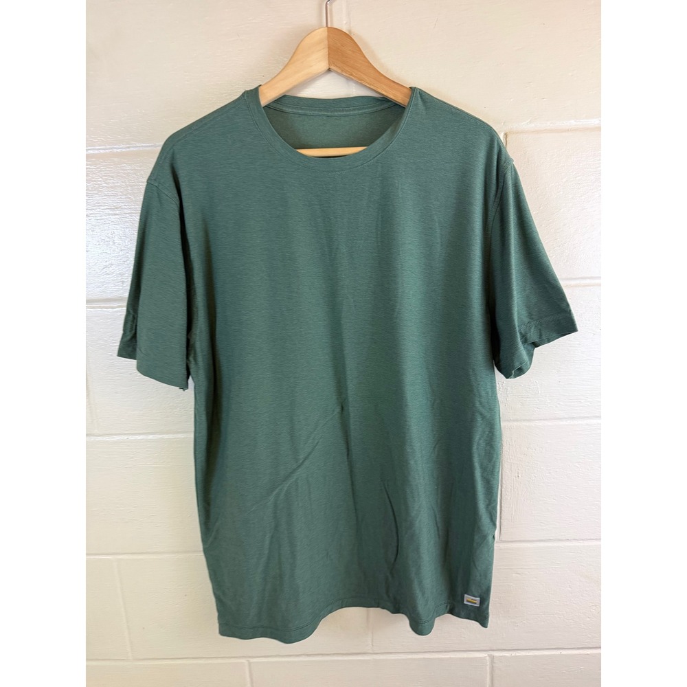 Vuori Strato Tech Tee Product Type Men Large Green V126 Performance Shirt